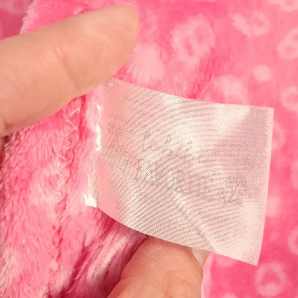 Le Bebe Favorite Elephant Blanket baby Security‎ Lovey Crown Pink princess queen